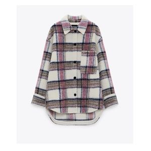 Zara plaid overshirt 🏷